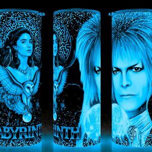Glow in the Dark Labyrinth 80's David Bowie - Jennifer Connelly Cup Mug Tumbler